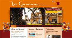 Desktop Screenshot of hotellagarenne.com